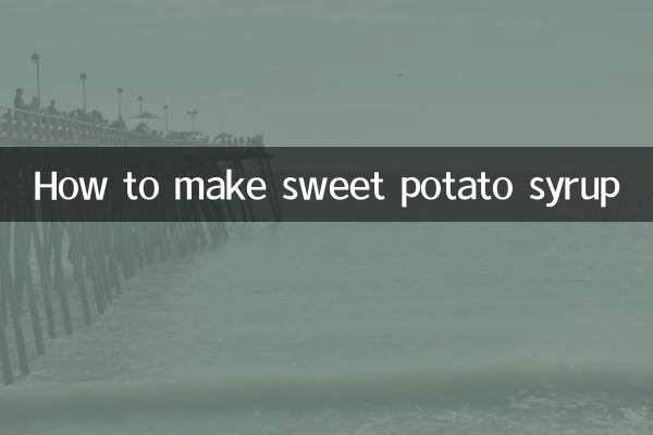 طرز تهیه شربت سیب زمینی شیرین