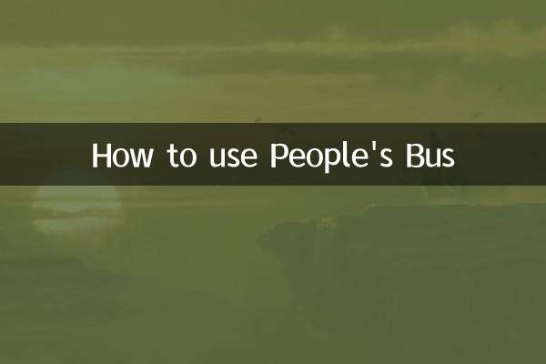 So nutzen Sie den People's Bus