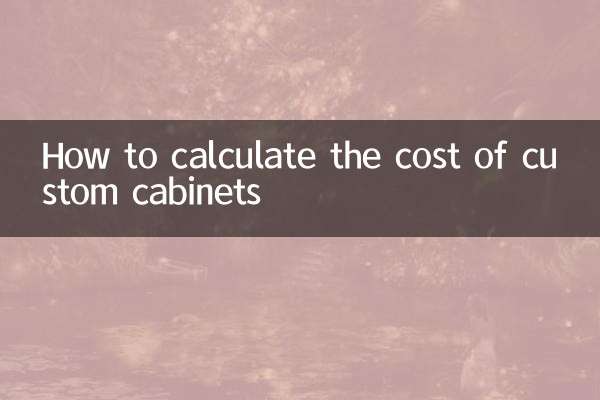 نحوه محاسبه هزینه کابینت های سفارشی