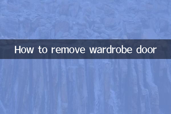 How to remove wardrobe door