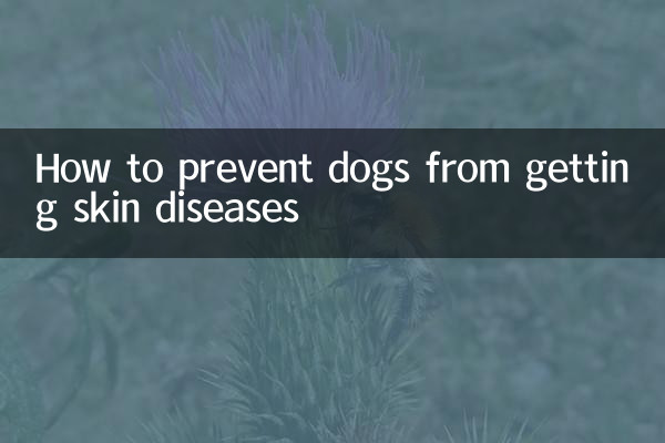 怎麼防止狗狗得皮膚病