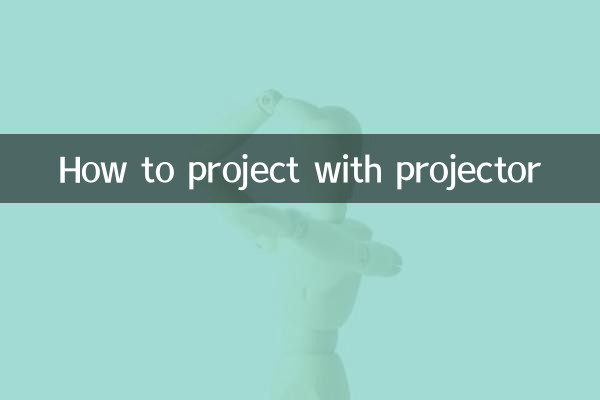 How to project with projector