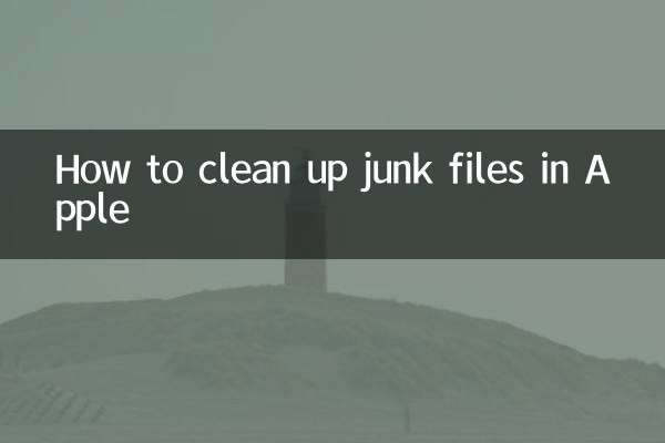 How to clean up junk files in Apple