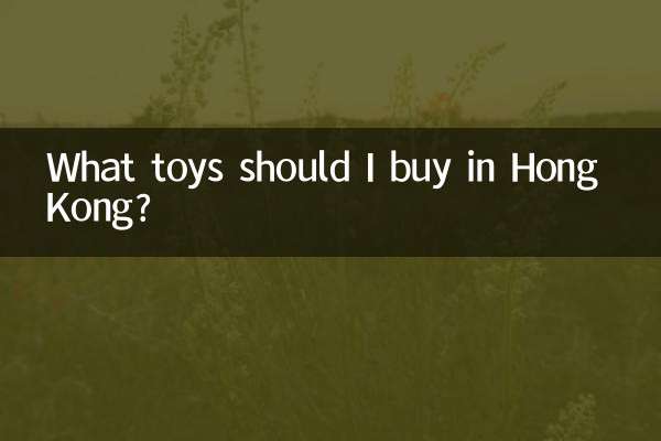 What toys should I buy in Hong Kong?