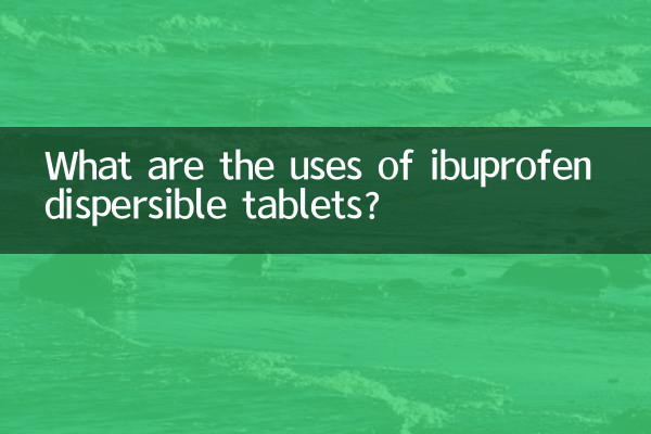 Quali sono gli usi delle compresse dispersibili di ibuprofene?