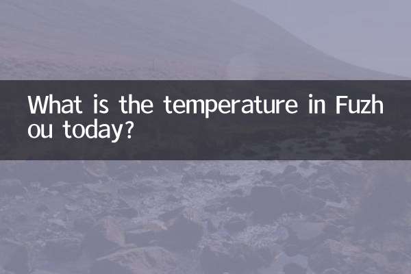 ফুঝোতে আজ তাপমাত্রা কত?