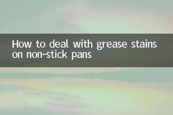Comment traiter les taches de graisse sur les poêles antiadhésives