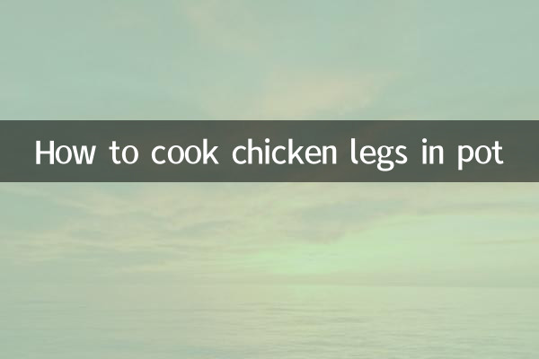 Comment faire cuire des cuisses de poulet dans une marmite