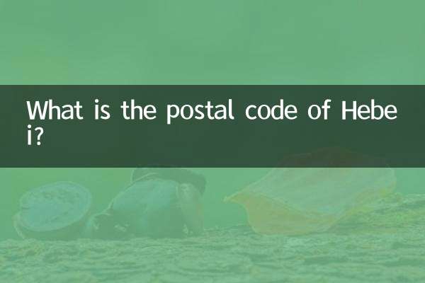 Какой почтовый индекс Хэбэй?