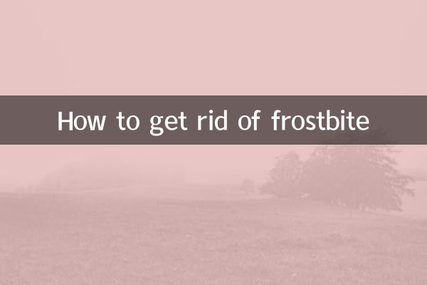 So werden Sie Erfrierungen los