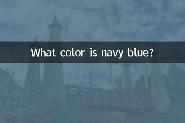 What color is navy blue?