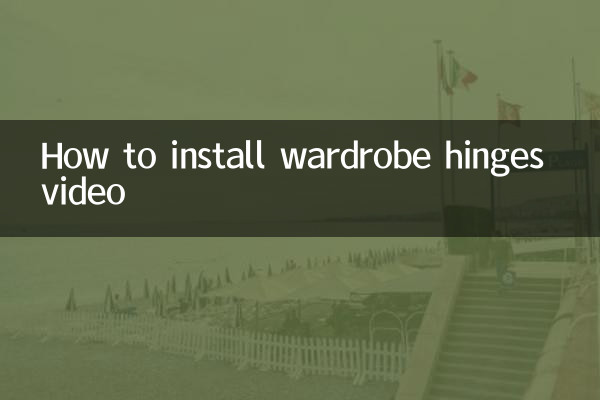 Видео как установить петли для гардероба