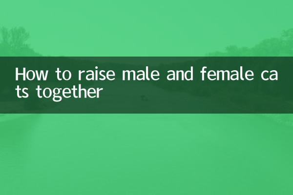 چگونه گربه های نر و ماده را با هم بزرگ کنیم