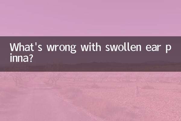 What's wrong with swollen ear pinna?