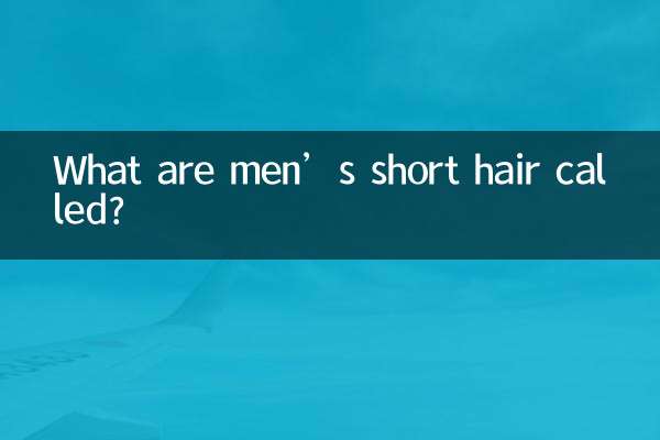पुरुषों के छोटे बाल क्या कहलाते हैं?