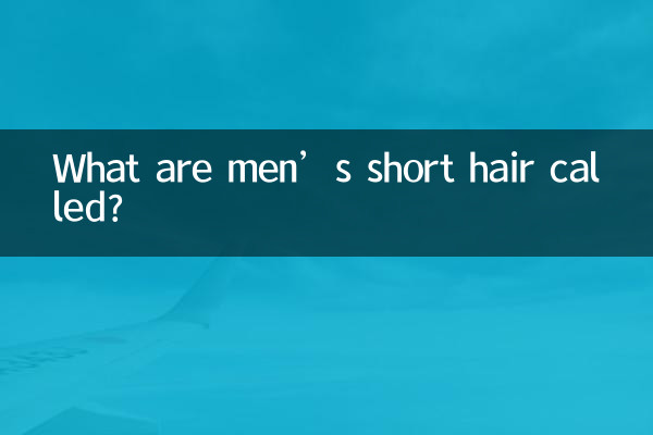 पुरुषों के छोटे बाल क्या कहलाते हैं?