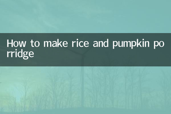 Come preparare il porridge di riso e zucca