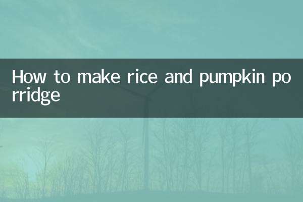 Wie man Reis- und Kürbisbrei macht