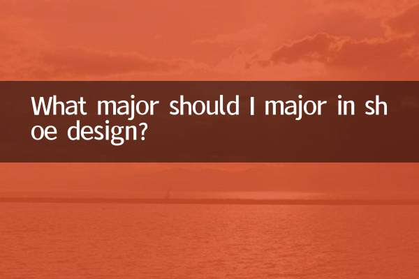 Welches Hauptfach sollte ich im Schuhdesign studieren?