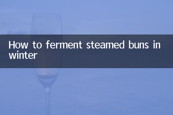 Come fermentare i panini al vapore in inverno