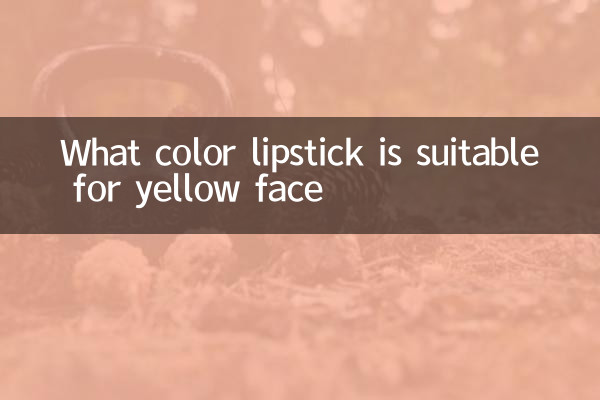 Di che colore è adatto il rossetto per il viso giallo