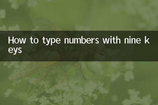 So geben Sie Zahlen mit neun Tasten ein