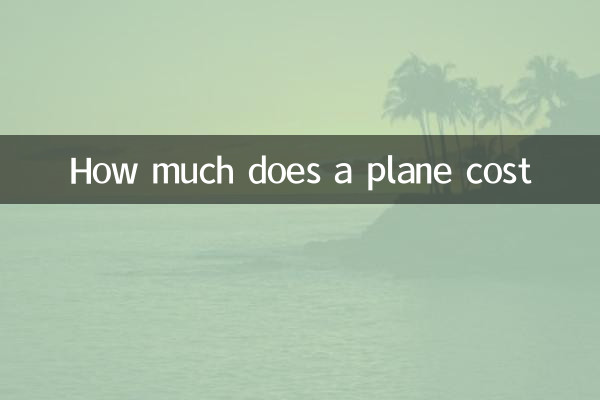 How much does a plane cost