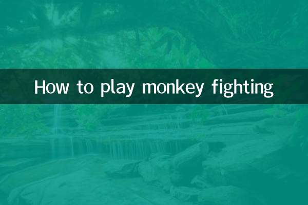 Cómo jugar a la pelea de monos