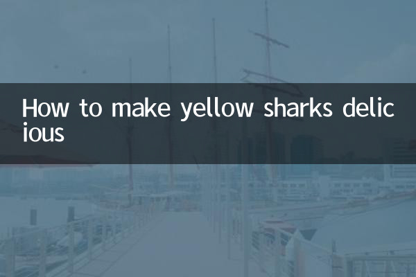 Comment rendre les requins jaunes délicieux