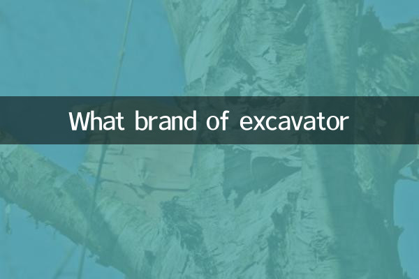 What brand of excavator