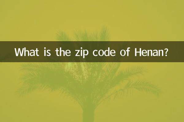 What is the zip code of Henan?