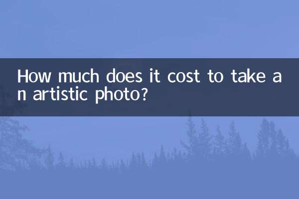 ¿Cuánto cuesta tomar una foto artística?