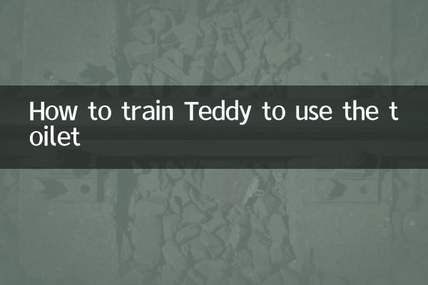 Come addestrare Teddy ad usare il bagno