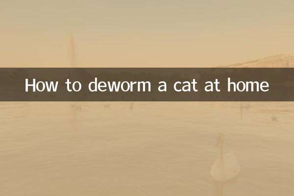 Cómo desparasitar a un gato en casa