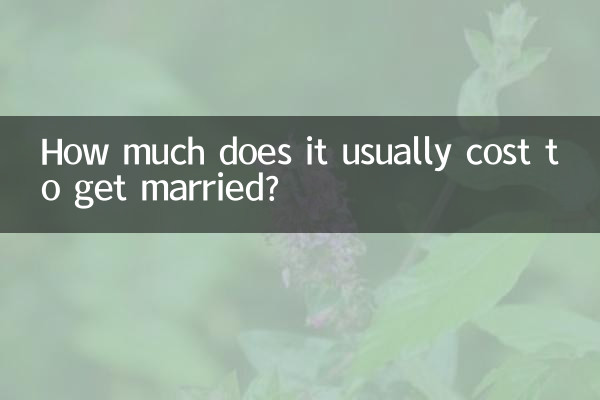 ¿Cuánto suele costar casarse?