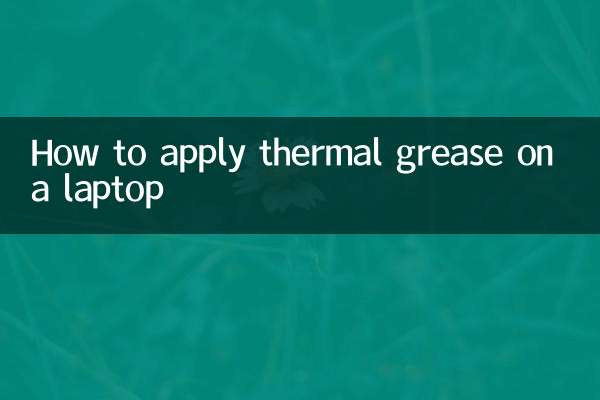 Cómo aplicar grasa térmica en una computadora portátil