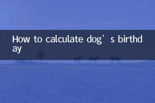 كيفية حساب عيد ميلاد الكلب