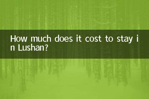 How much does it cost to stay in Lushan?
