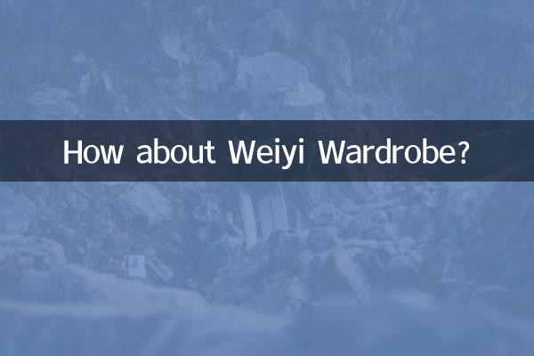 Wie wäre es mit der Weiyi-Garderobe?