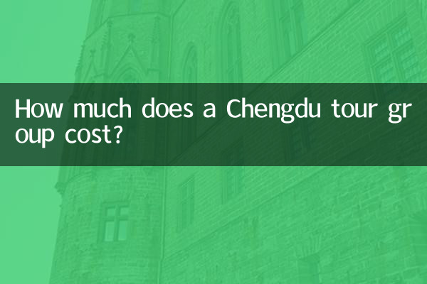 How much does a Chengdu tour group cost?