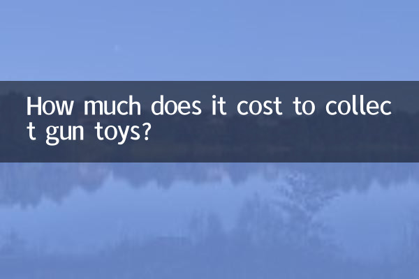 How much does it cost to collect gun toys?