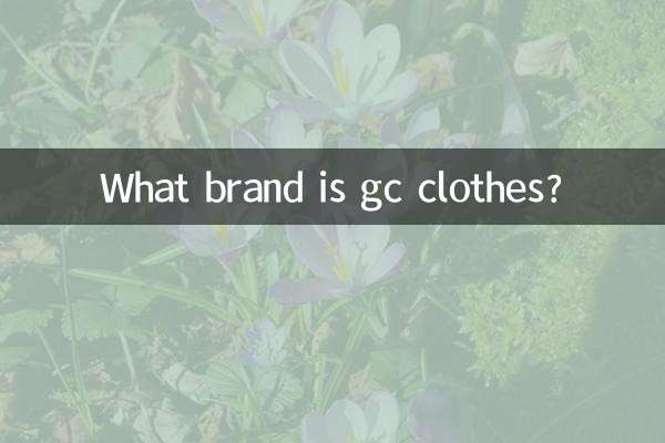 ¿Qué marca es la ropa gc?