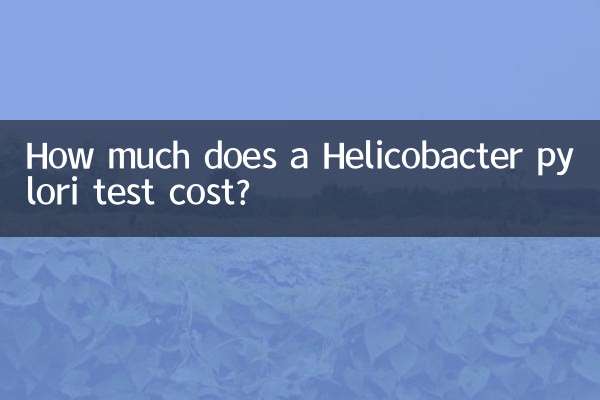 Сколько стоит тест на Хеликобактер пилори?