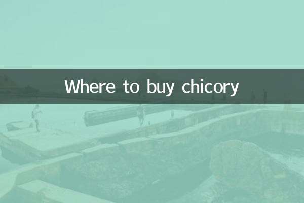 Wo man Chicorée kaufen kann