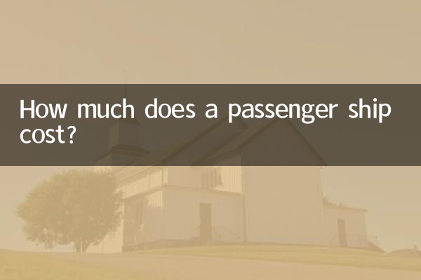 How much does a passenger ship cost?
