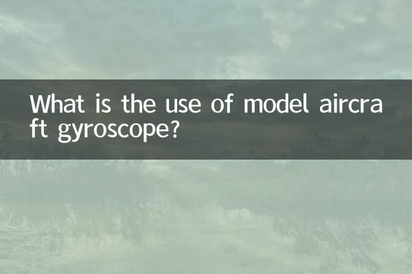 What is the use of model aircraft gyroscope?