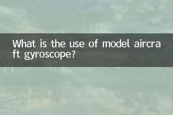 What is the use of model aircraft gyroscope?