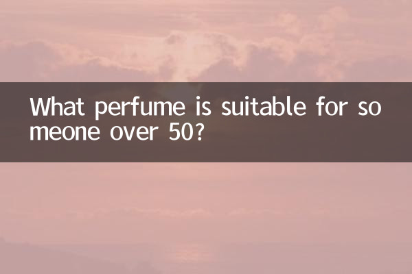 Quel parfum convient à une personne de plus de 50 ans ?