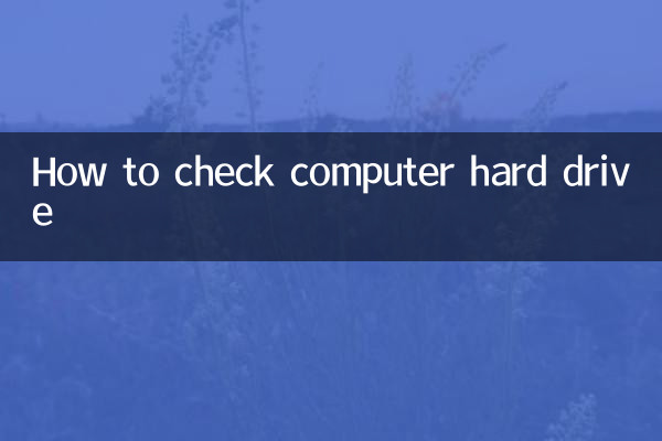 Come controllare il disco rigido del computer