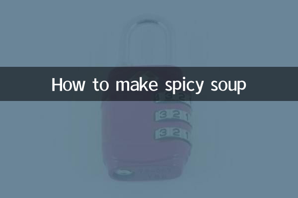 मसालेदार सूप कैसे बनाये